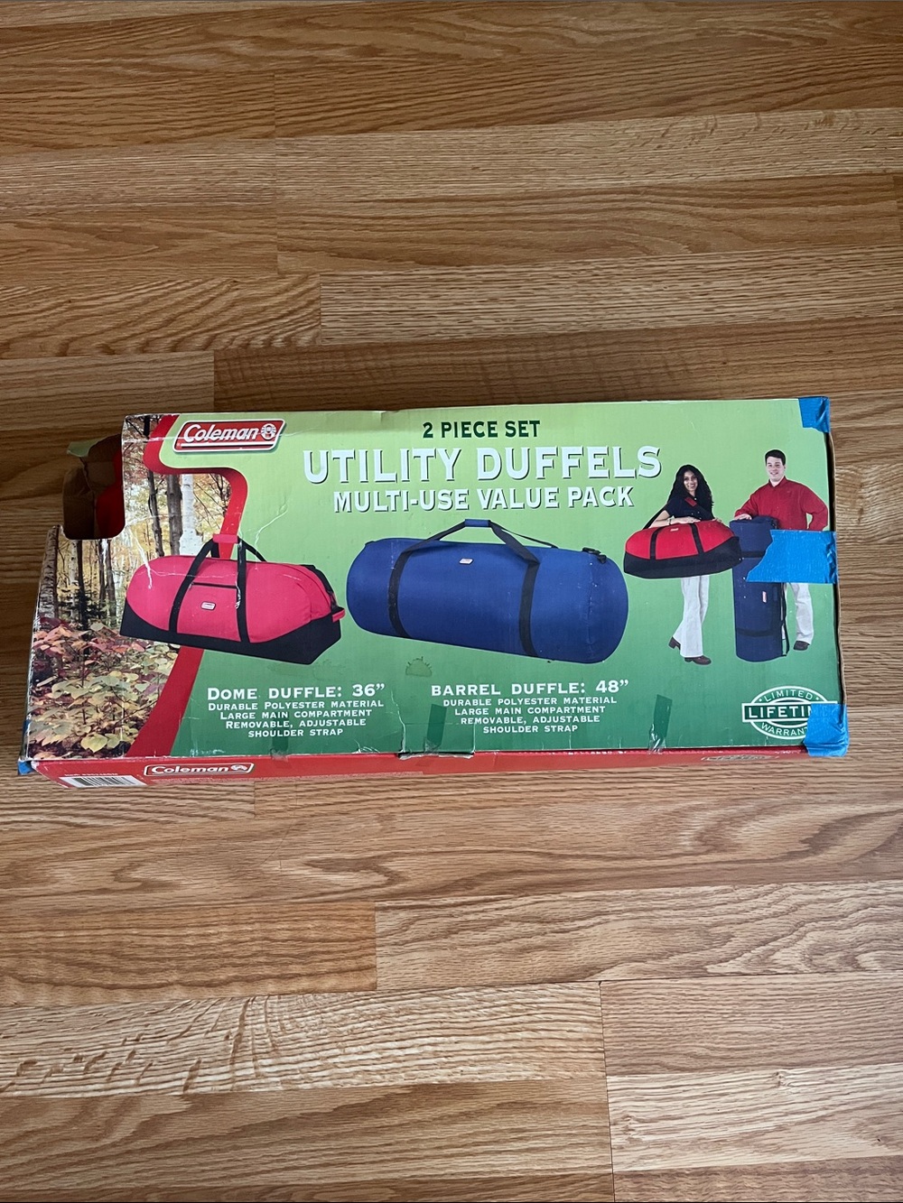 Coleman camping duffle bags